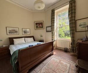 Garden Bedroom with large bed