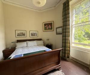 Garden Bedroom with large bed